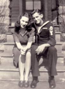 Cleveland OH, 1943 - Lee Kirkby and Bud Lucas.